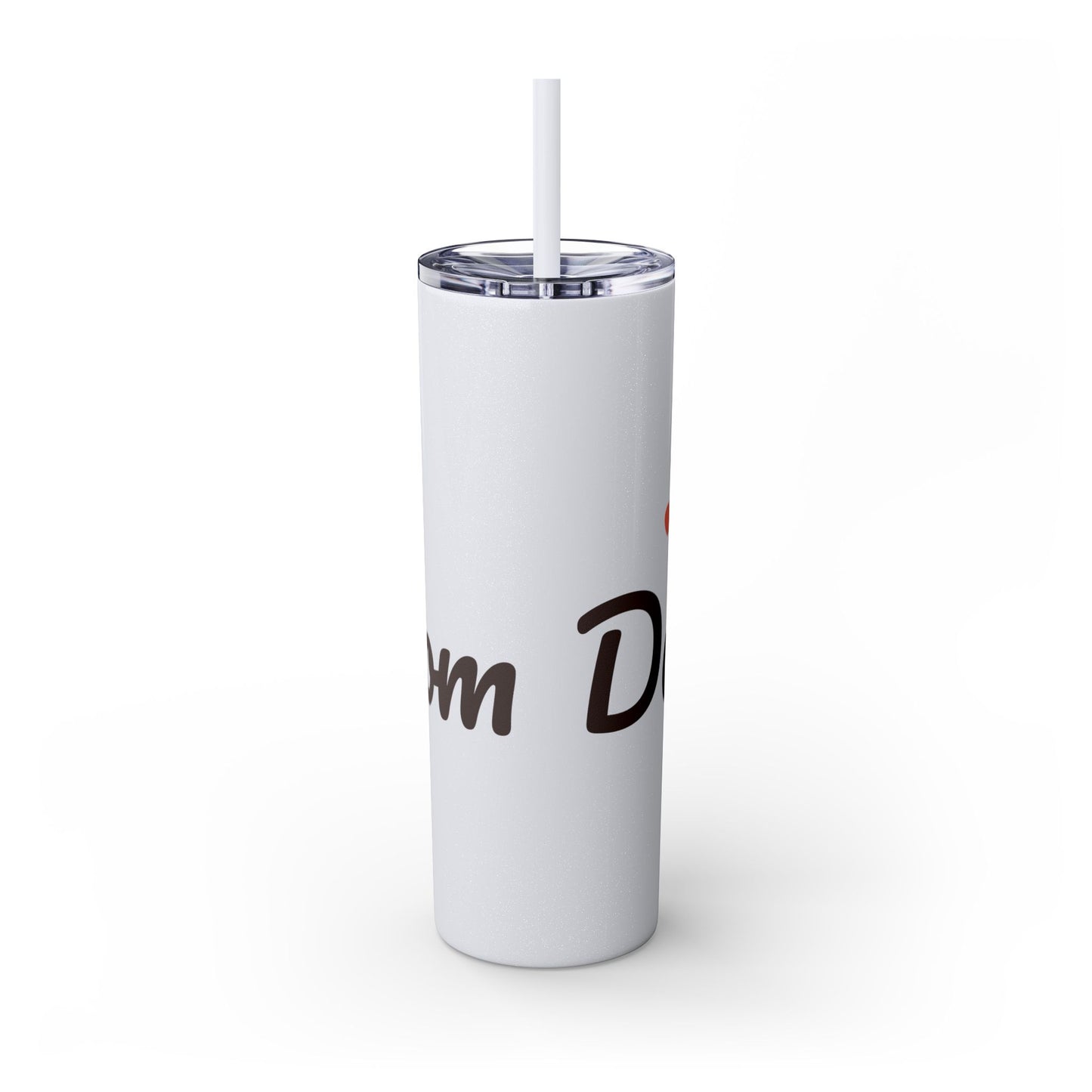 Skinny Tumbler with Straw – 20 oz Stainless Steel Cup