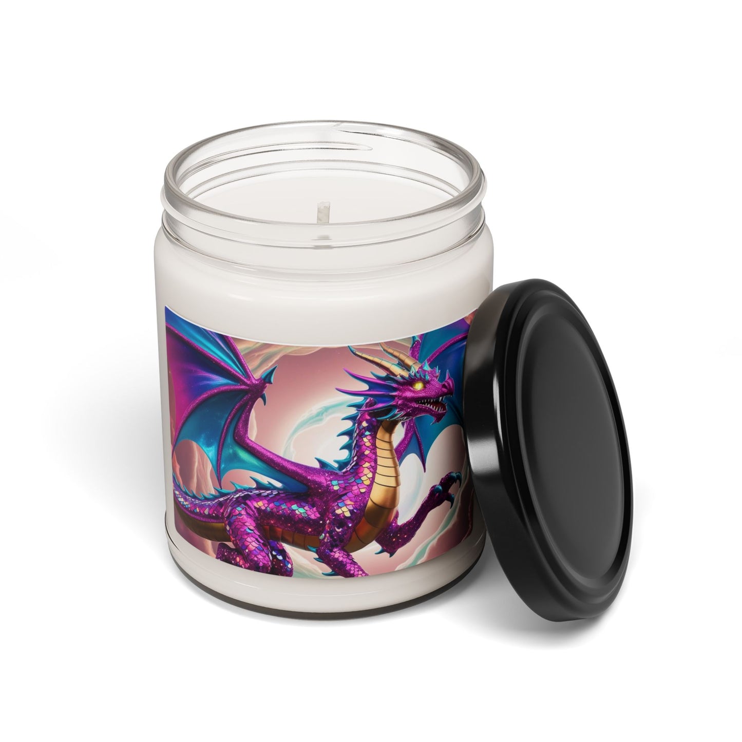 Glittery Dragon- Scented Soy Candle, 9oz