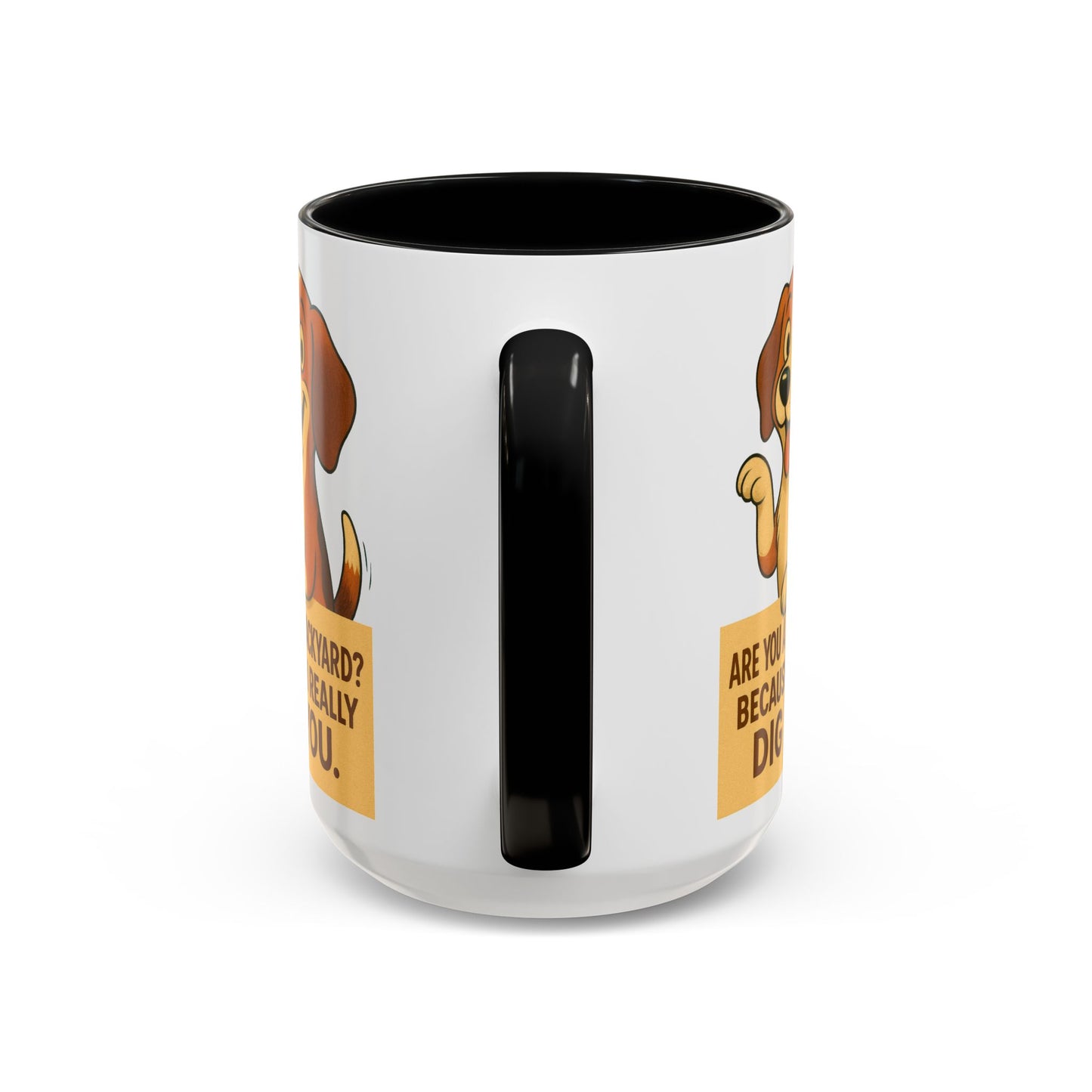 Backyard Dig Accent Coffee Mug - Perfect Gift for Dog Lovers