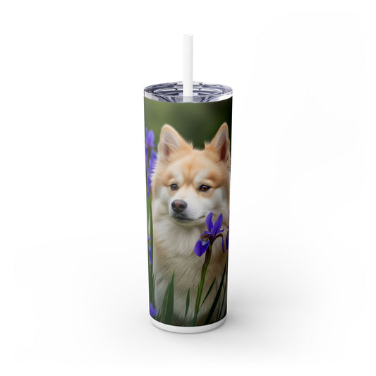 Pomsky Tumbler with Straw, 20oz