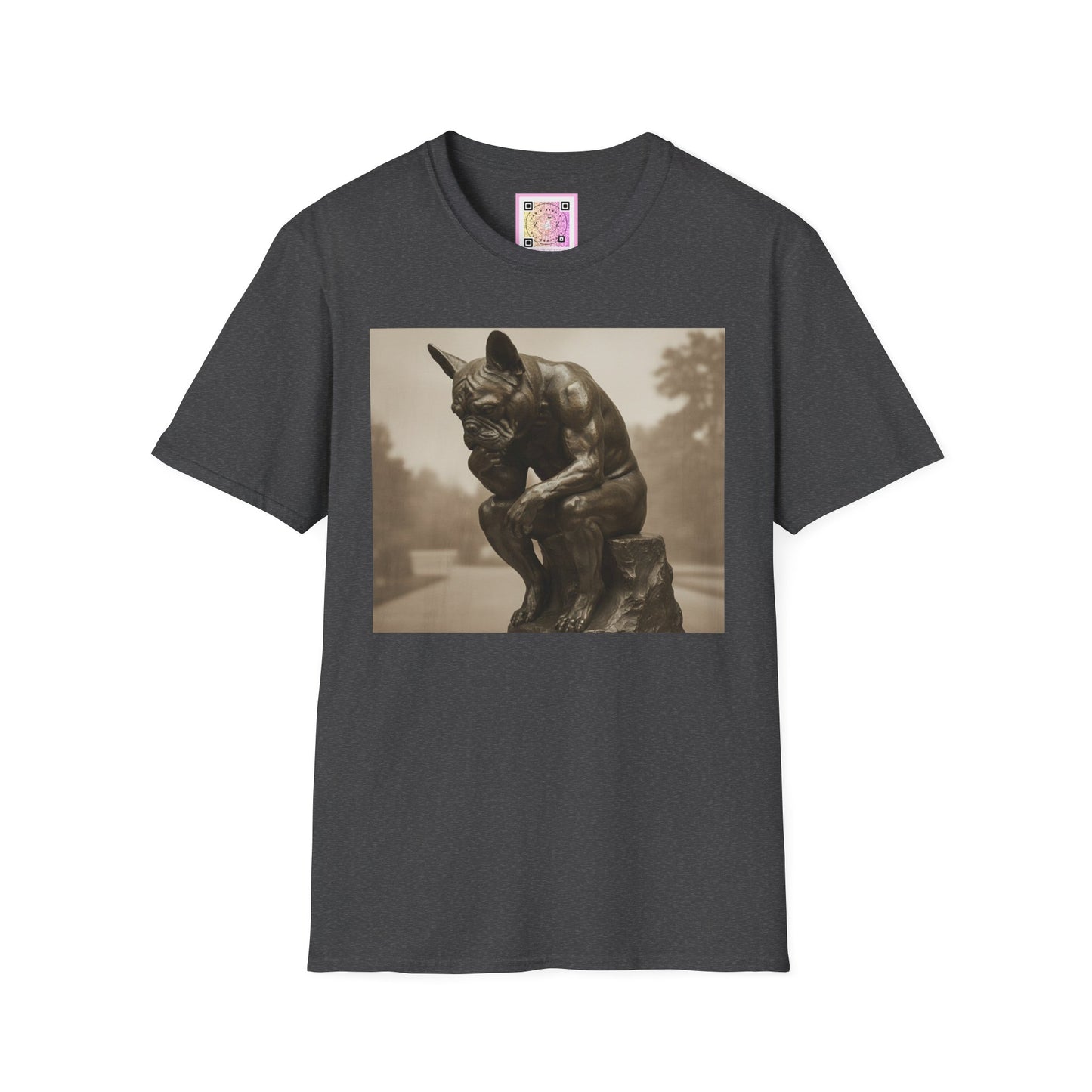 Canine Canvas Collection: Rodin Homage Tee Shirt