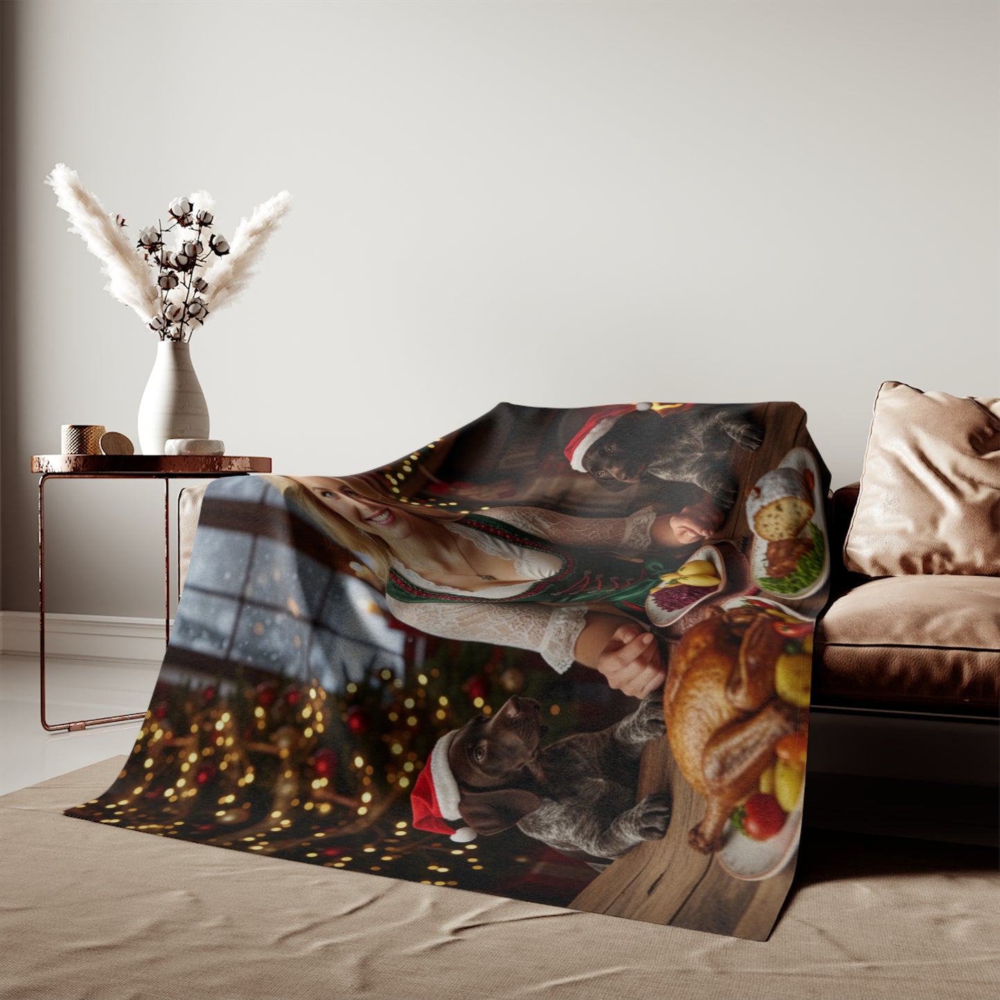 German Holiday Feast Blanket