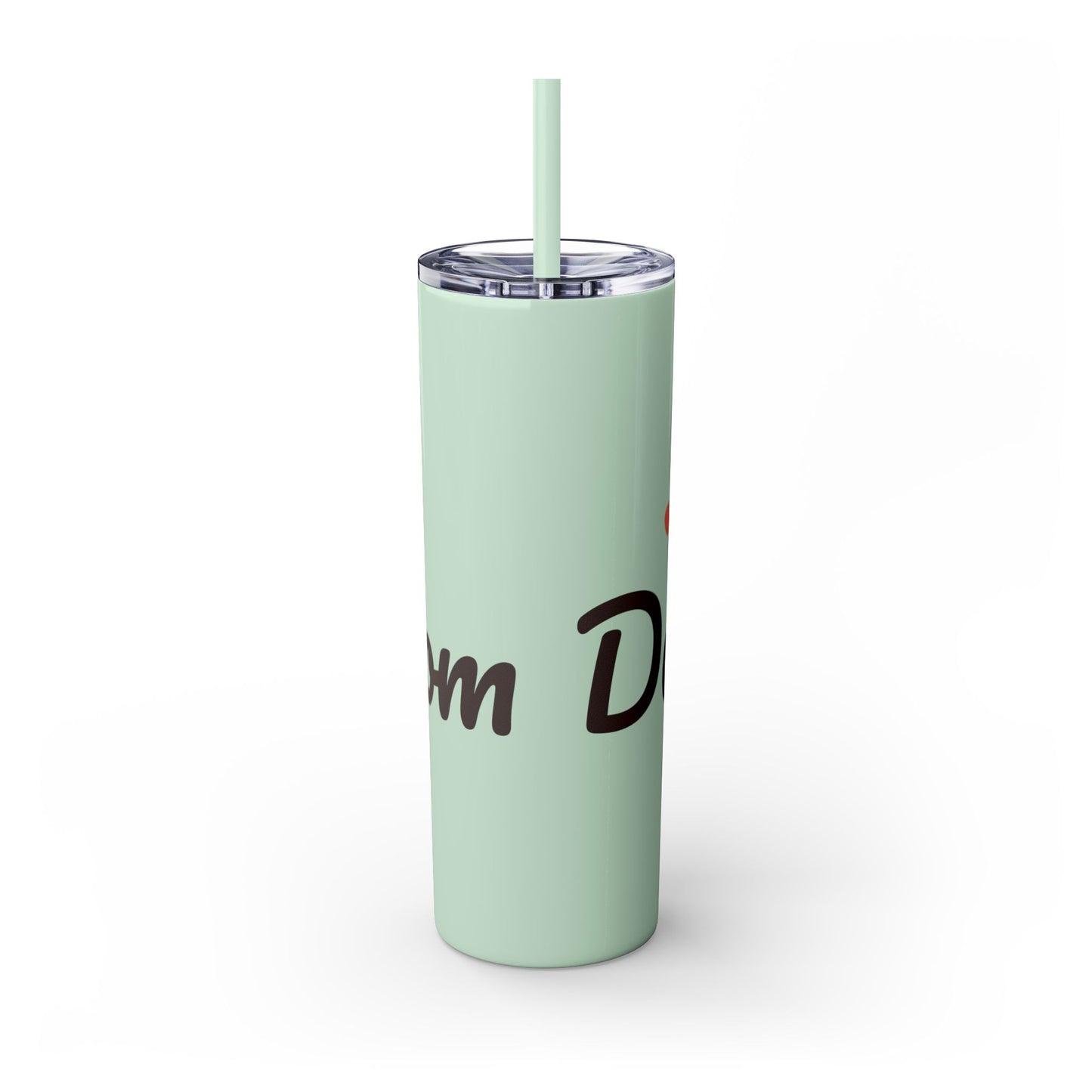 Skinny Tumbler with Straw – 20 oz Stainless Steel Cup