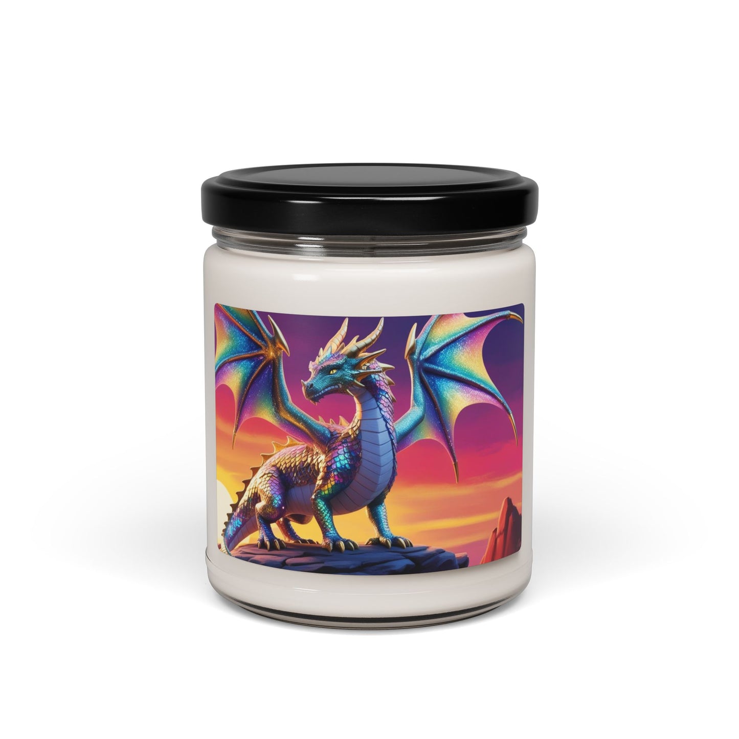 Rainbow Dragon- Scented Soy Candle, 9oz