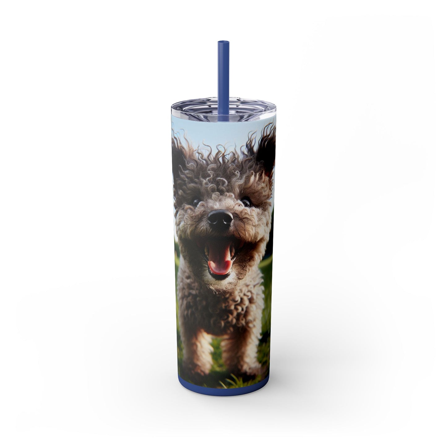Pumi Skinny Tumbler with Straw, 20oz