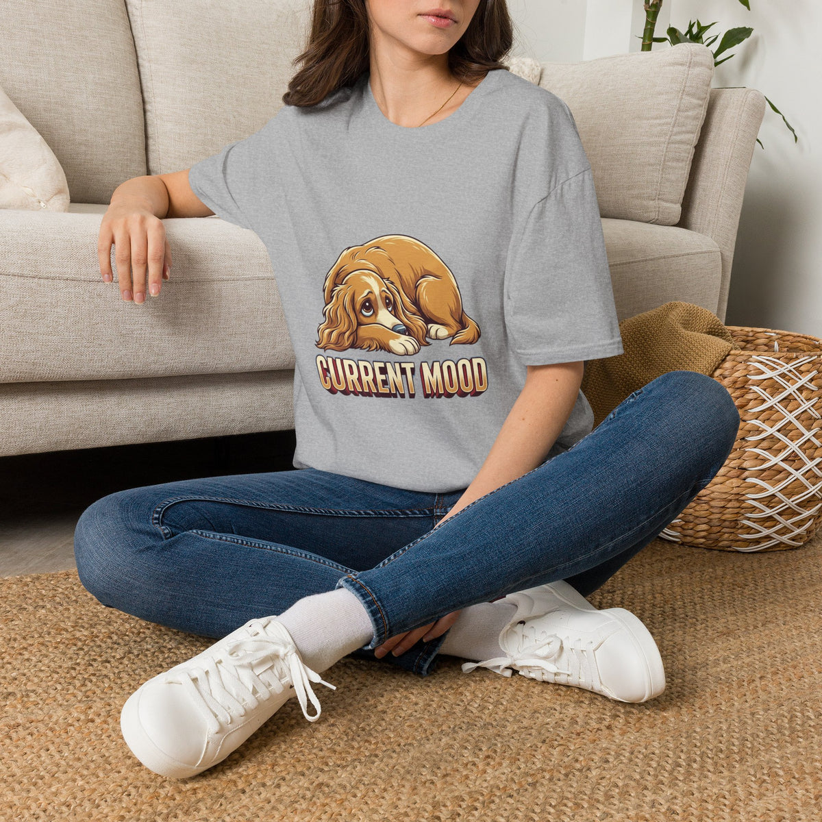 Cocker Spaniel Current Mood Tee Shirt