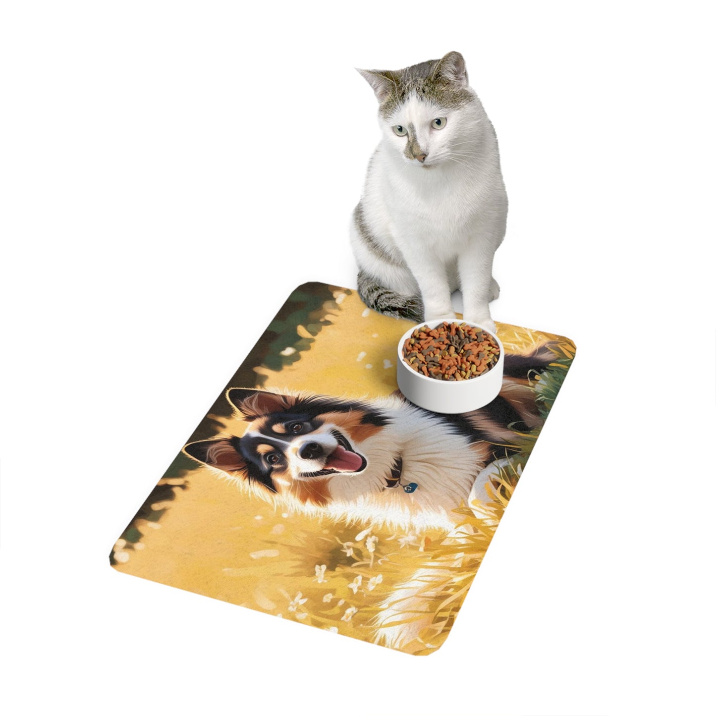 Pet Food Mat (12x18) - German Spitz