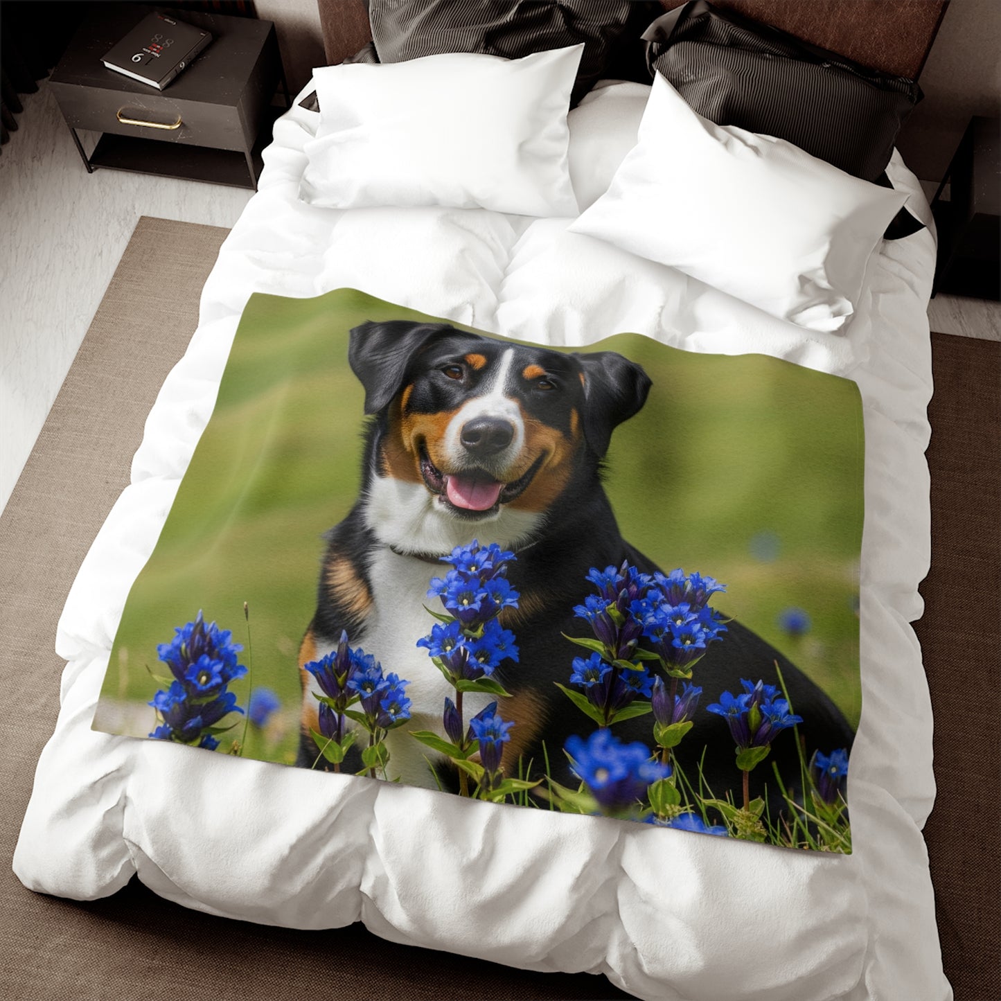 Appenzeller Sennenhund Sweatshirt Blanket