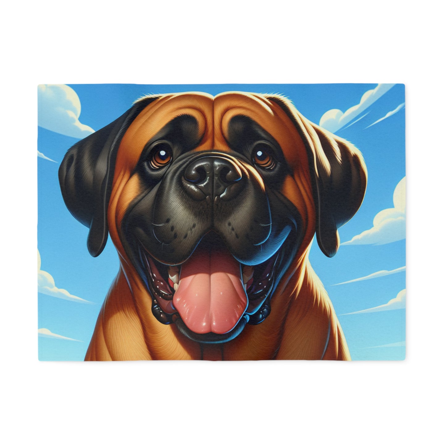 Mastiff Sweatshirt Blanket