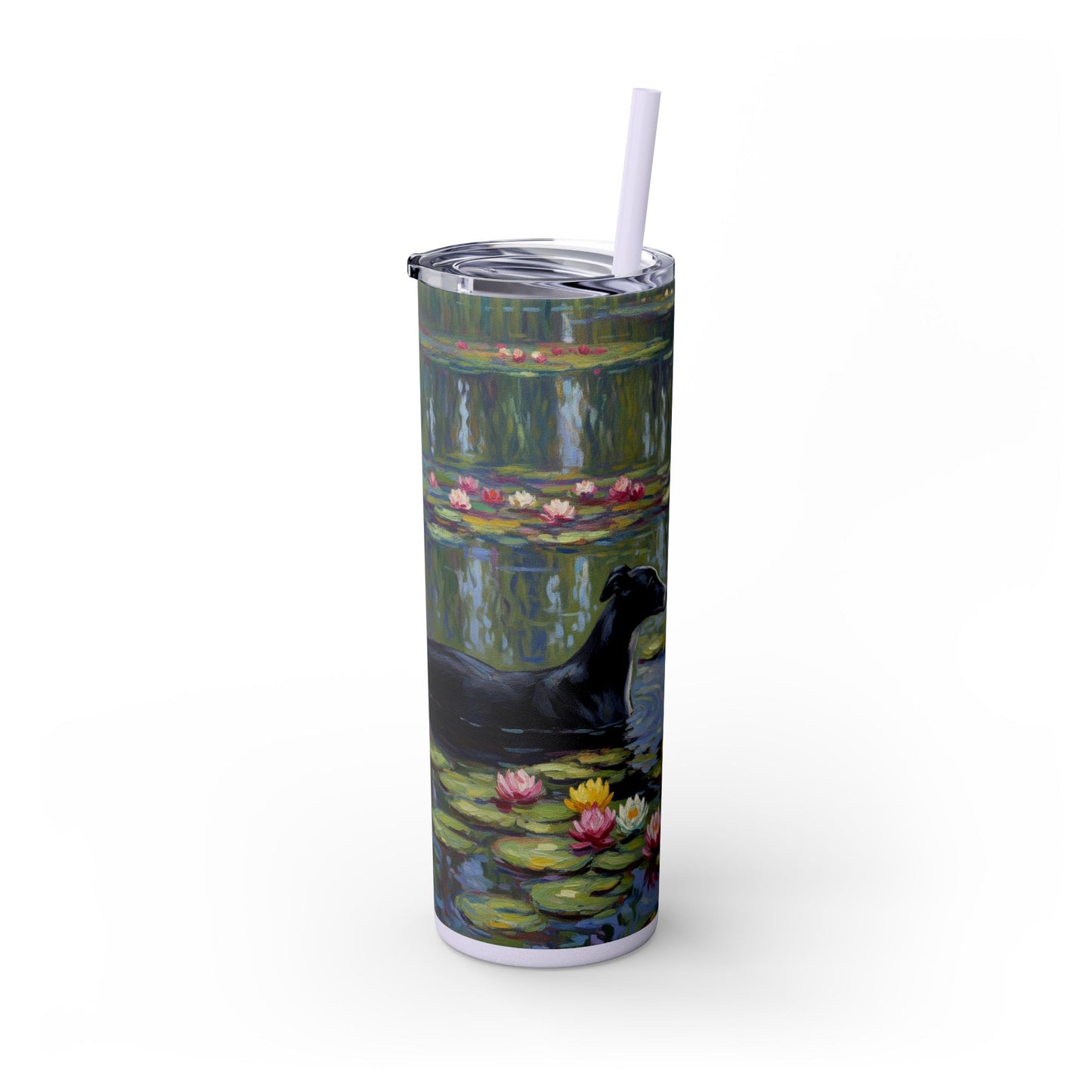 Vaso para galgos con pajita, 20 oz