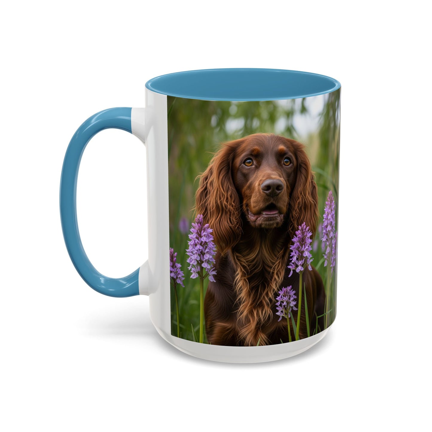 Mug à café à motif épagneul Pont-Audemer - Cadeau idéal pour les amoureux des chiens