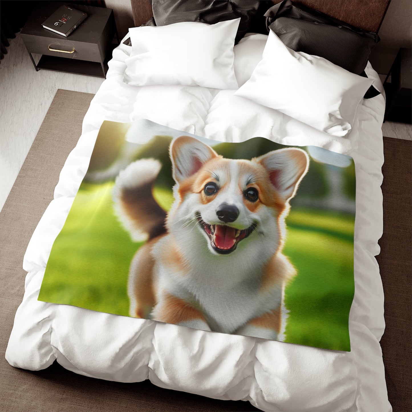 Welsh Corgi Pembroke Sweatshirt Blanket