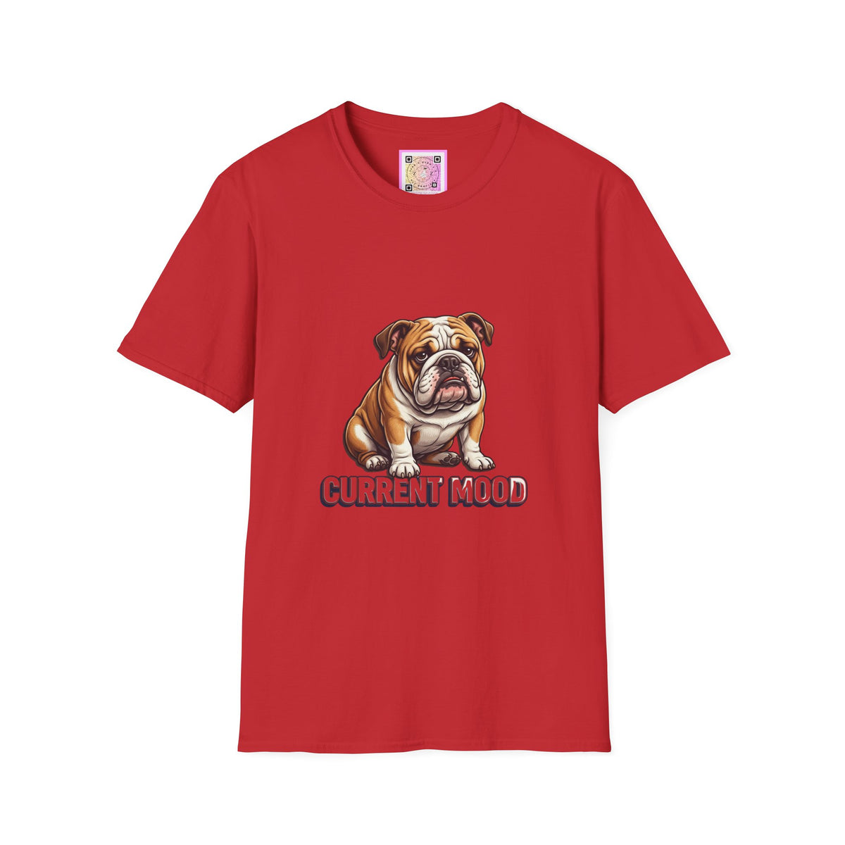 English Bulldog Current Mood Tee Shirt