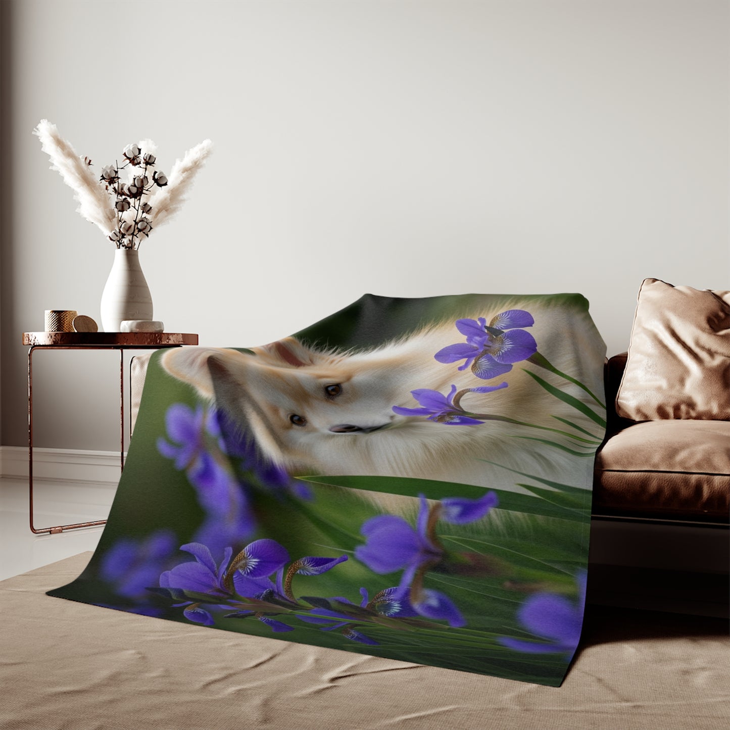 Pomsky Sweatshirt Blanket