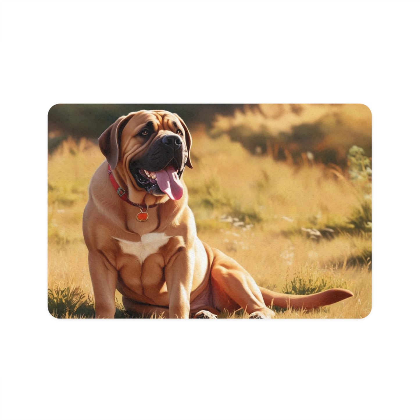 Pet Food Mat (12x18) - Mastiff