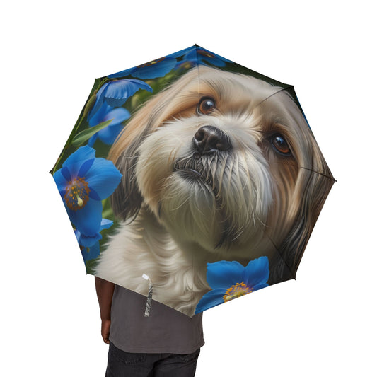 Lhasalier Semi-Automatic Foldable Umbrella