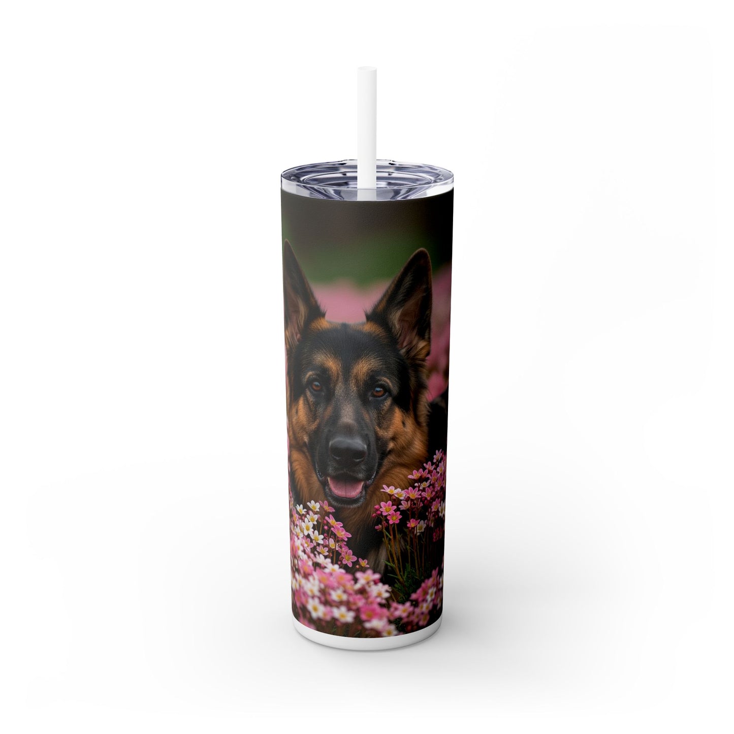 German Shepherd Tumbler with Straw, 20oz