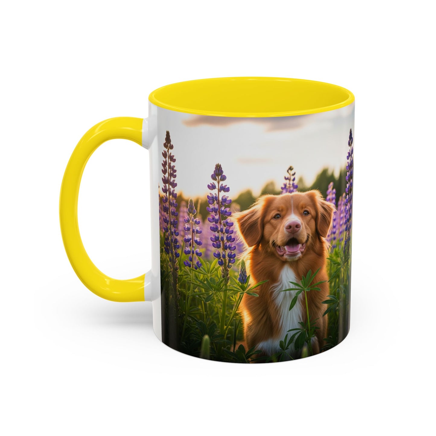 Taza de café con diseño de retriever de Nueva Escocia: el regalo perfecto para los amantes de los perros.