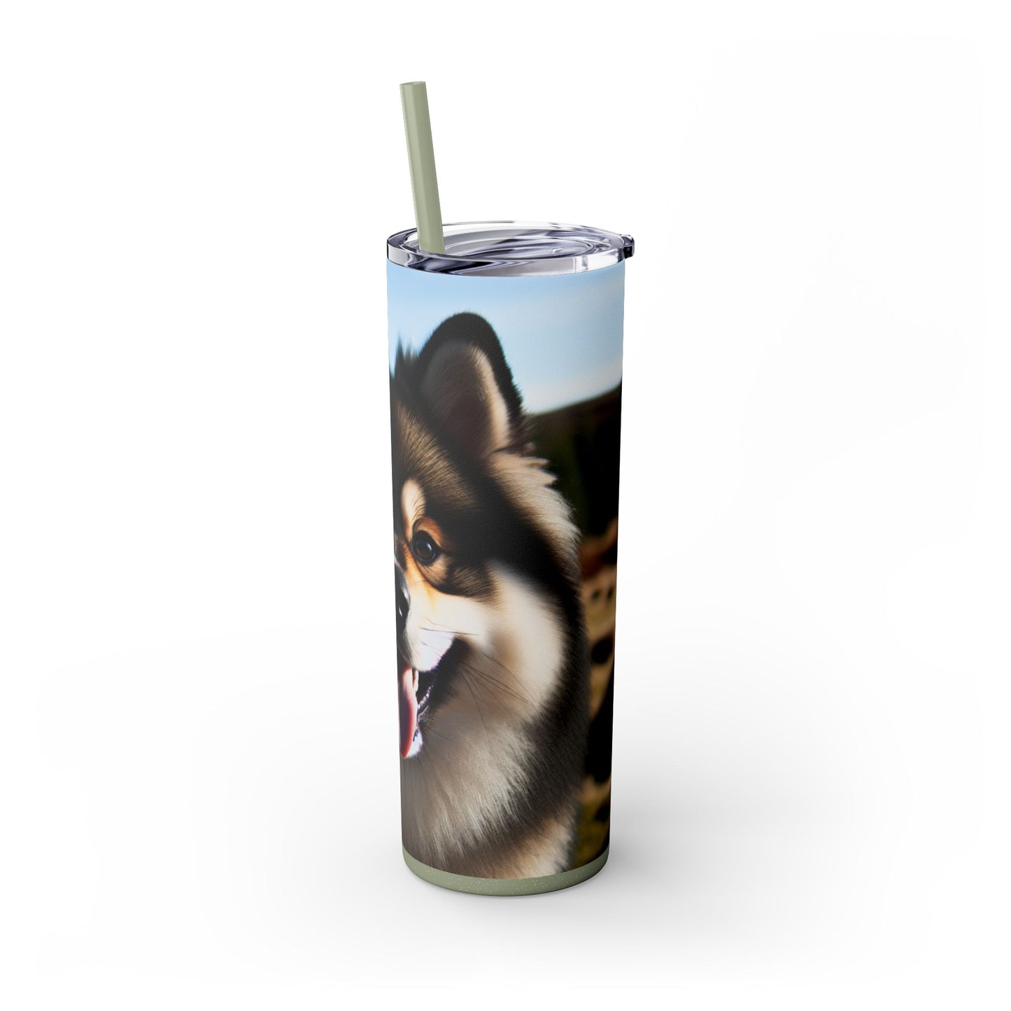 Norwegian Buhund Tumbler with Straw, 20oz