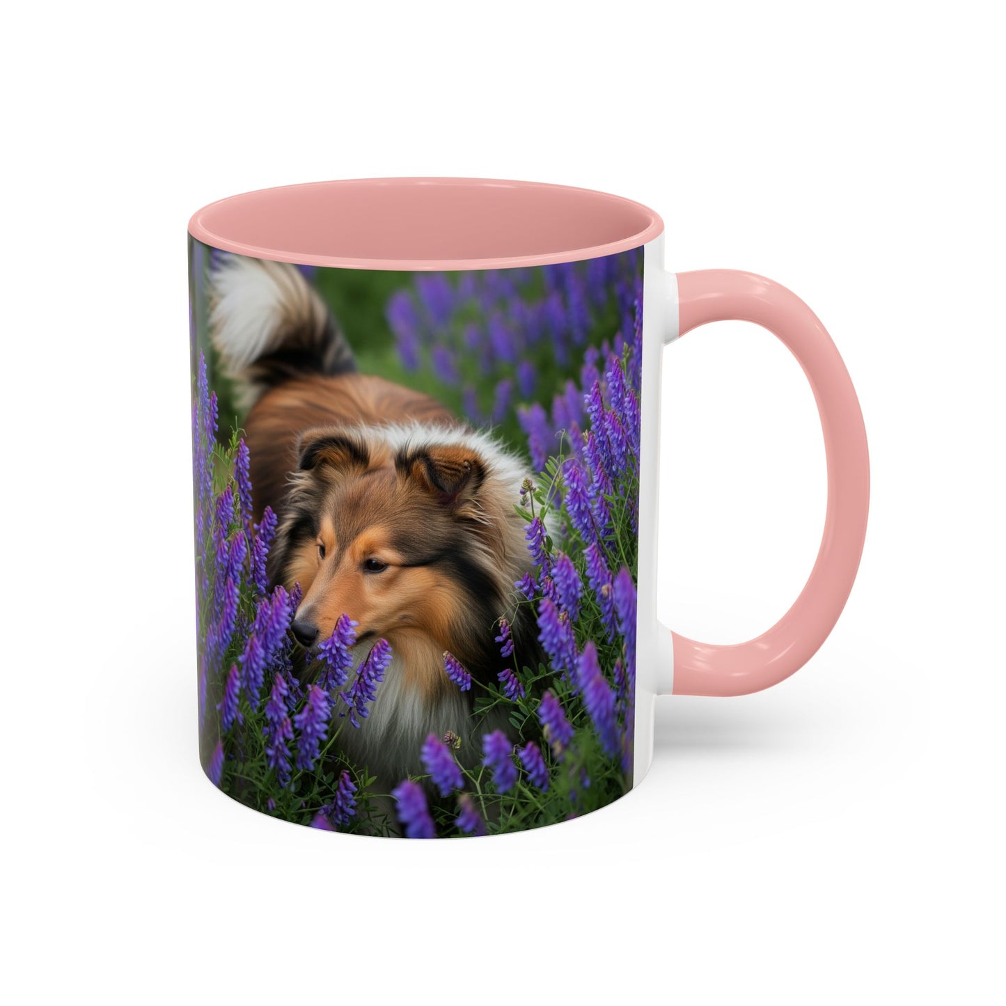 Shetland Sheepdog Accent Coffee Mug - Perfect Gift for Dog Lovers