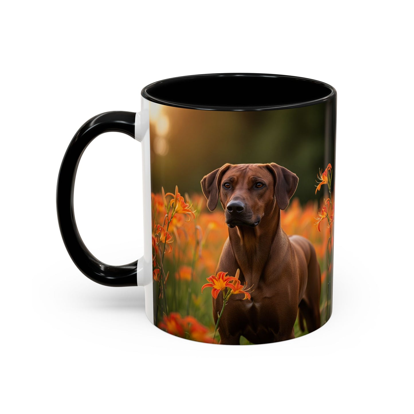 Taza de café con diseño de Rhodesian Ridgeback: el regalo perfecto para los amantes de los perros.