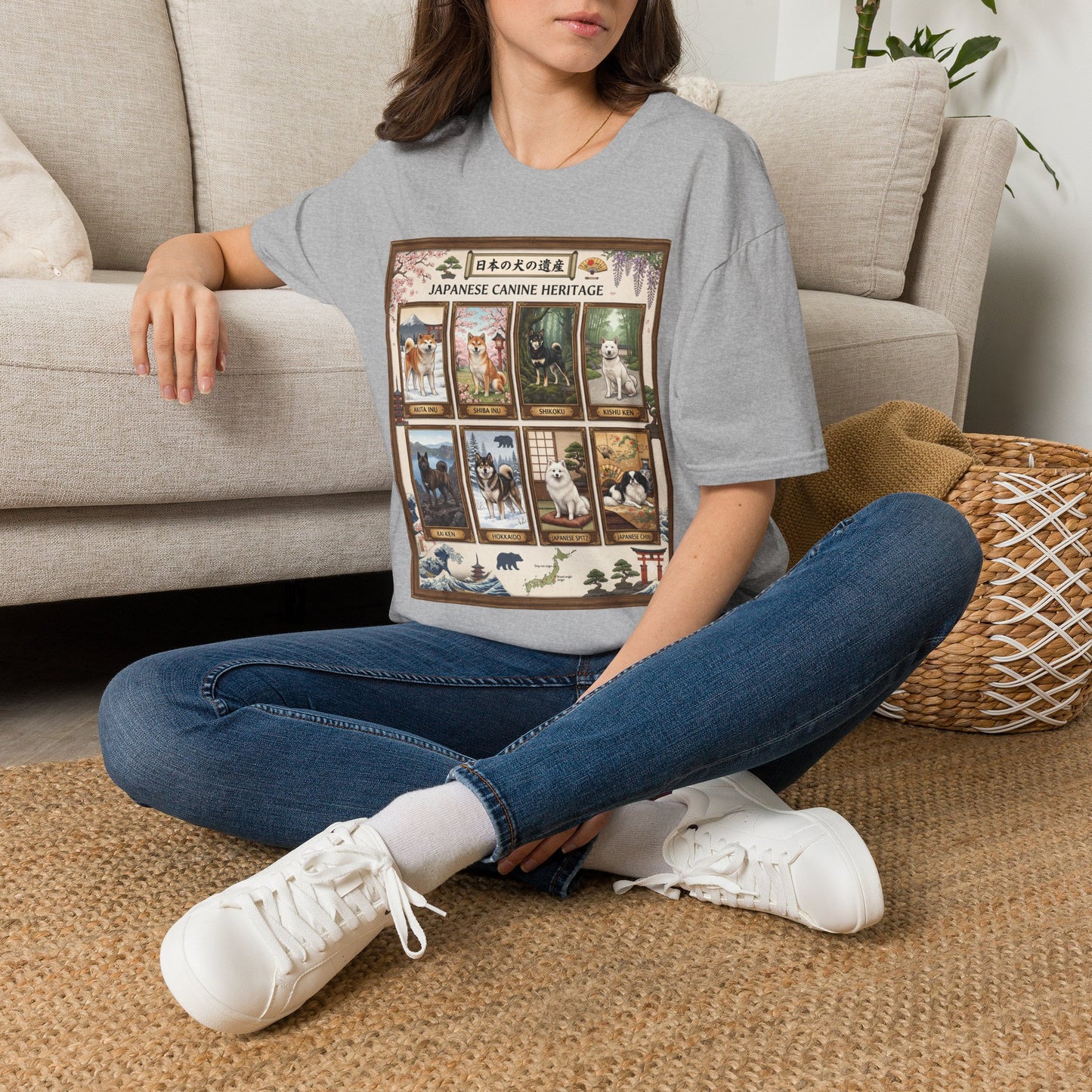 Japanese Canine Heritage Tee Shirt