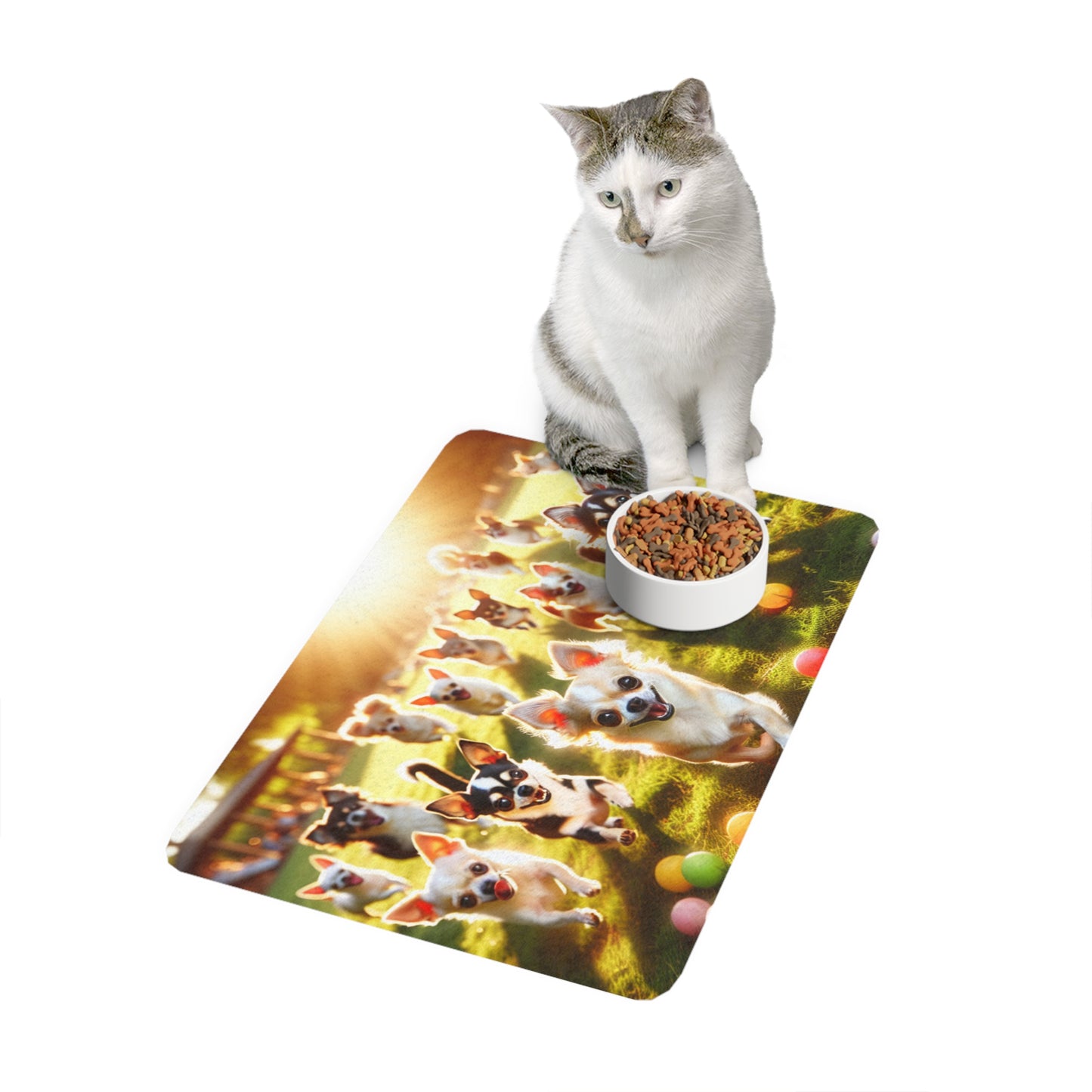 Pet Food Mat (12x18) - Chihuahua