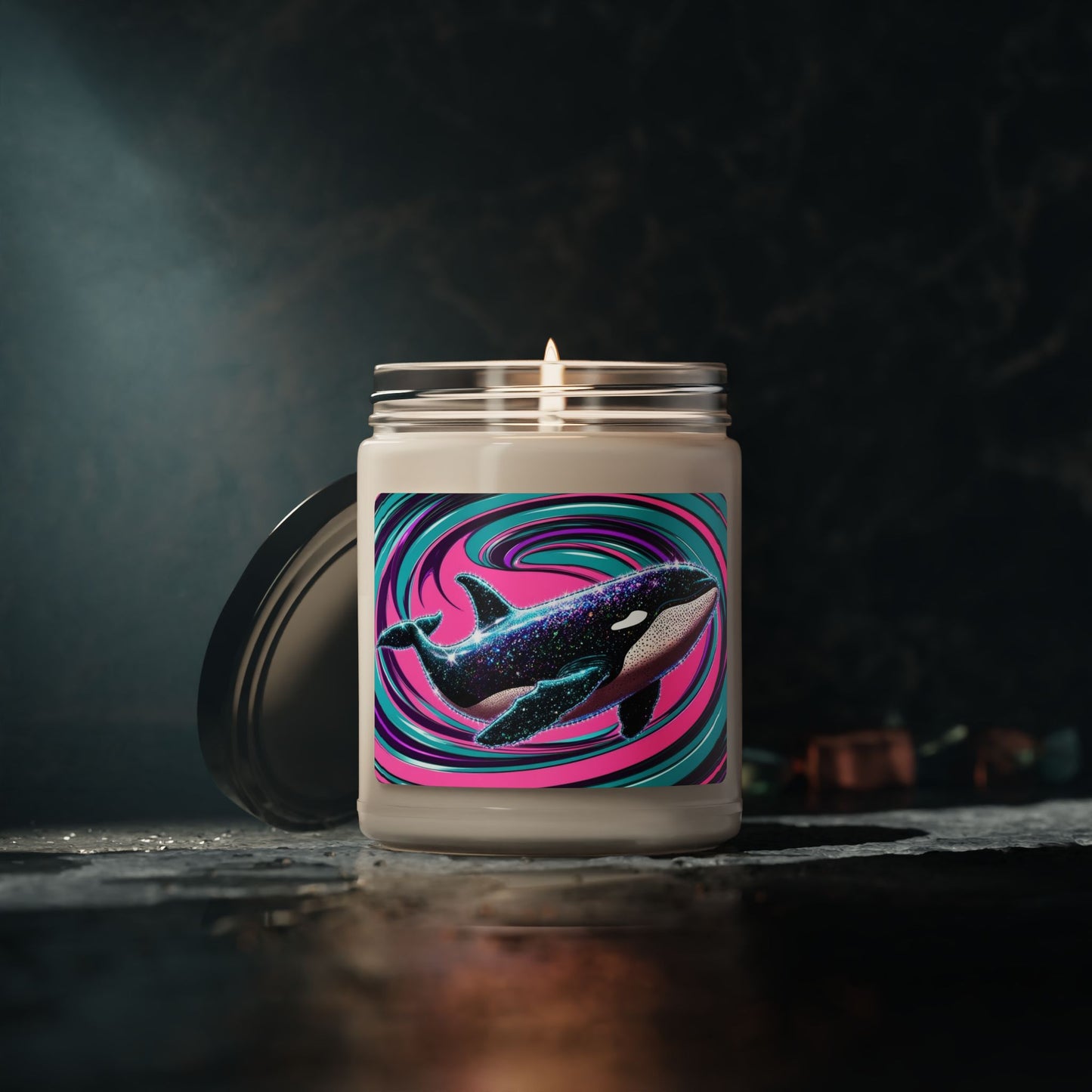 Psychedelic Orca- Scented Soy Candle, 9oz