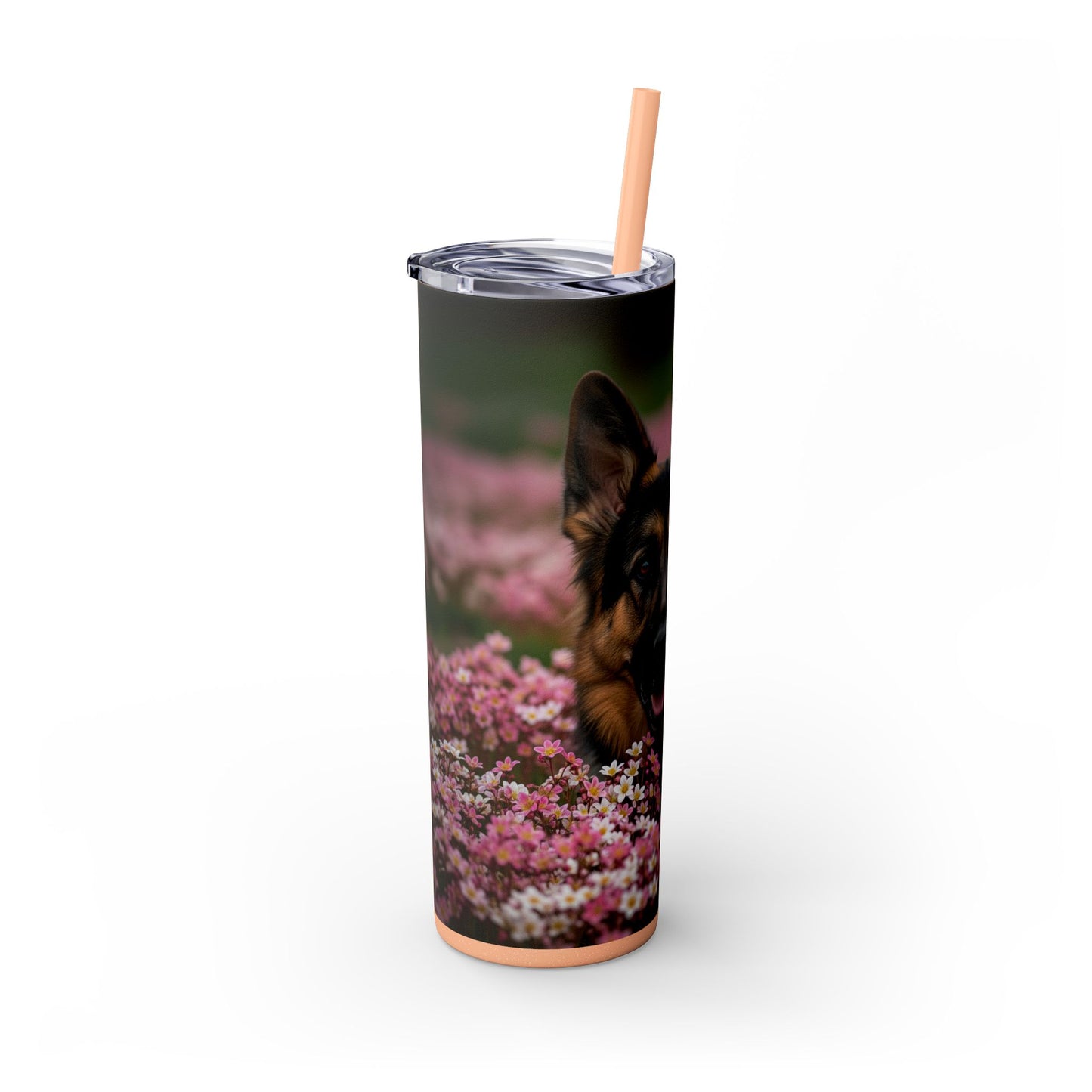 German Shepherd Tumbler with Straw, 20oz