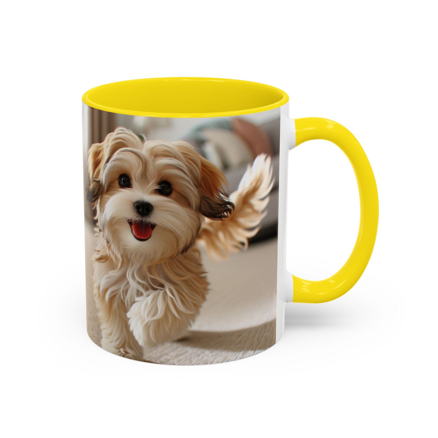 Mug à café Morkie Accent - Cadeau idéal pour les amoureux des chiens