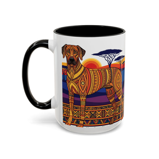 Rhodesian Ridgeback Accent Mug – Ceramic Coffee Cup