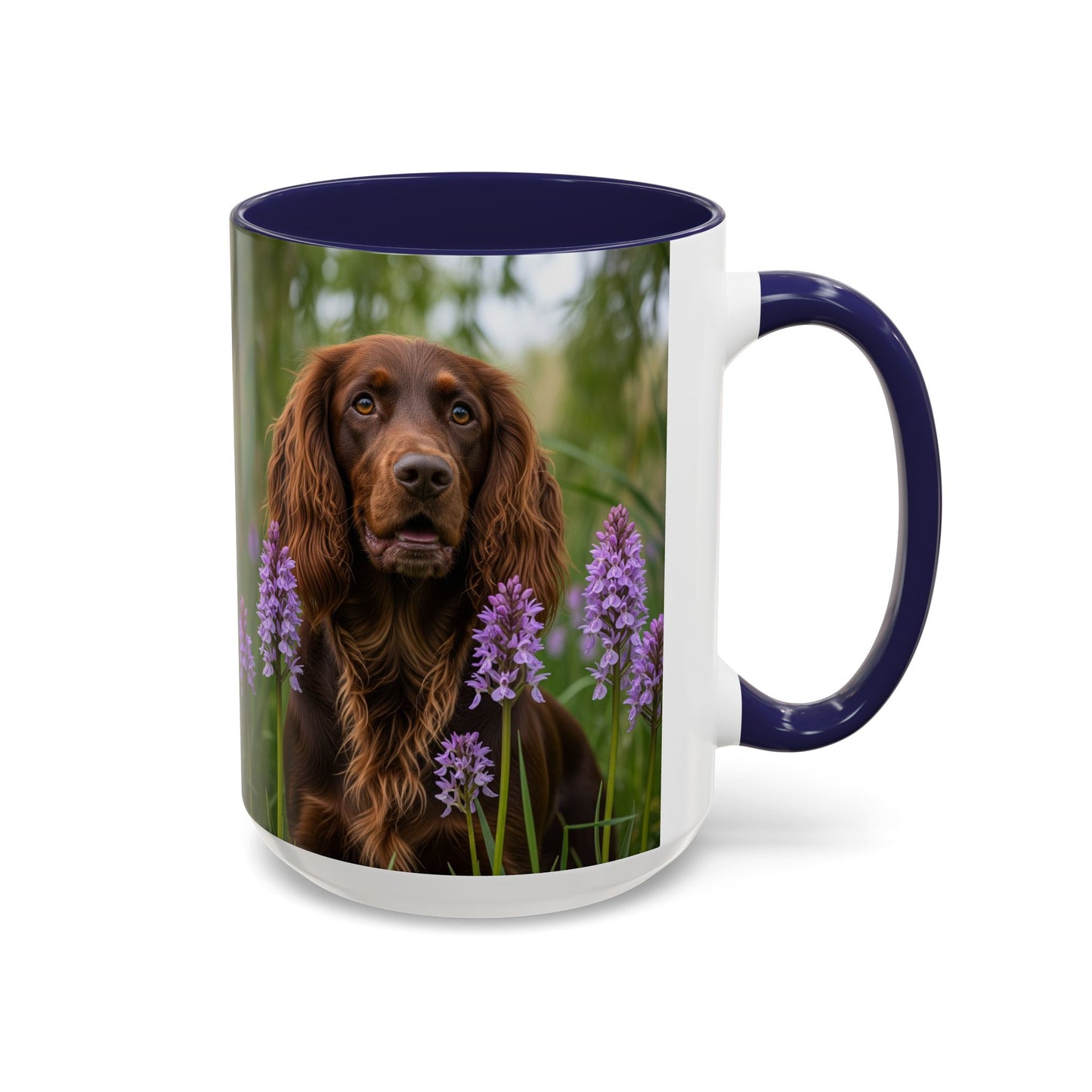 Mug à café à motif épagneul Pont-Audemer - Cadeau idéal pour les amoureux des chiens