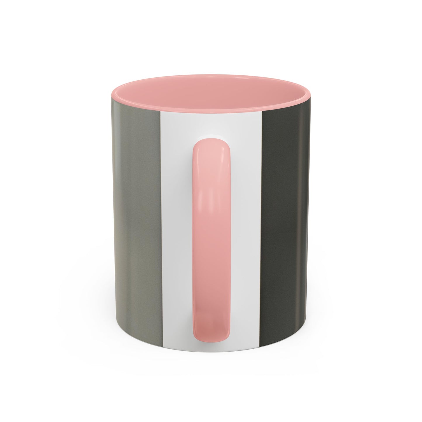 Optical Illusion Accent Mug – Ceramic Coffee Cup