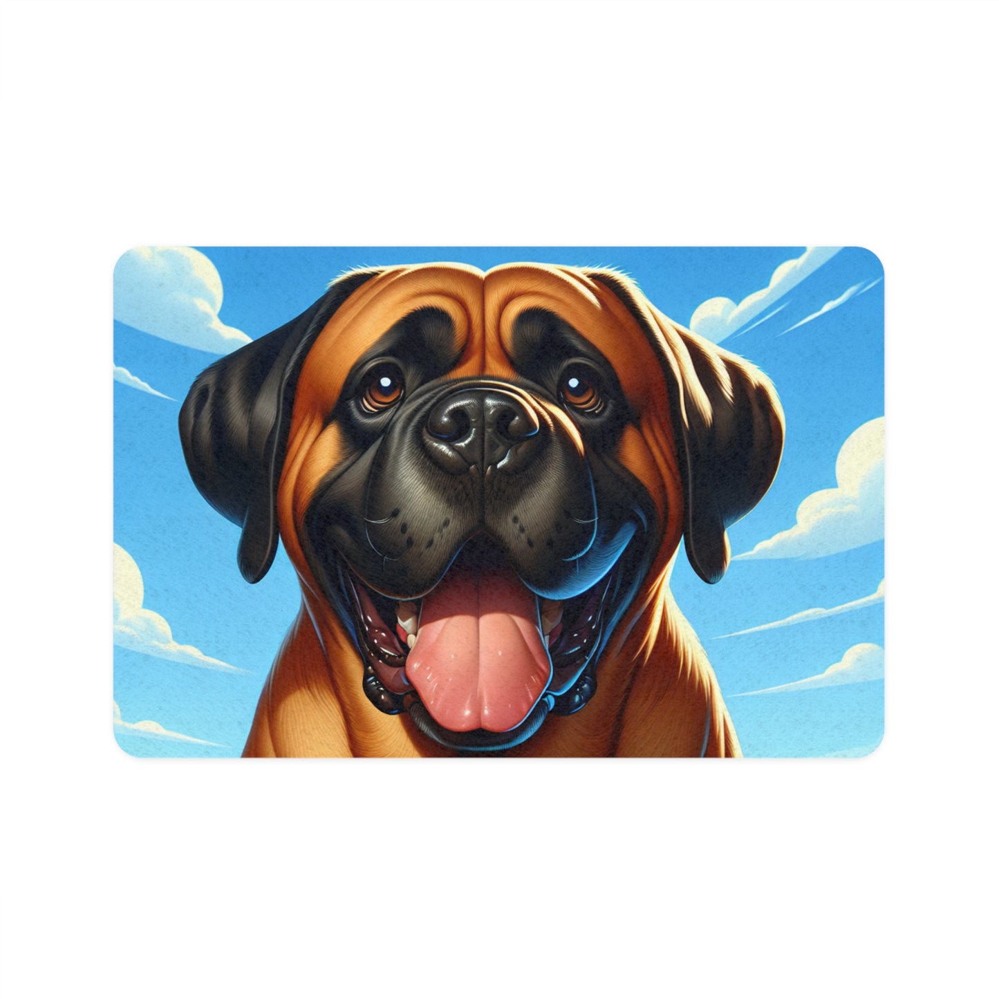 Pet Food Mat (12x18) - Mastiff