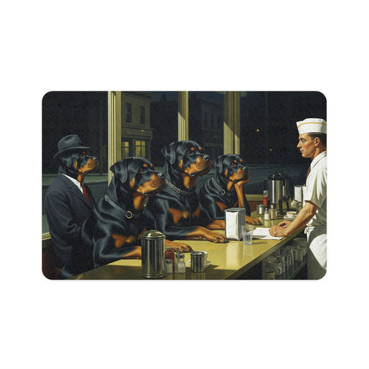 Pet Food Mat (12x18) - Rottweiler