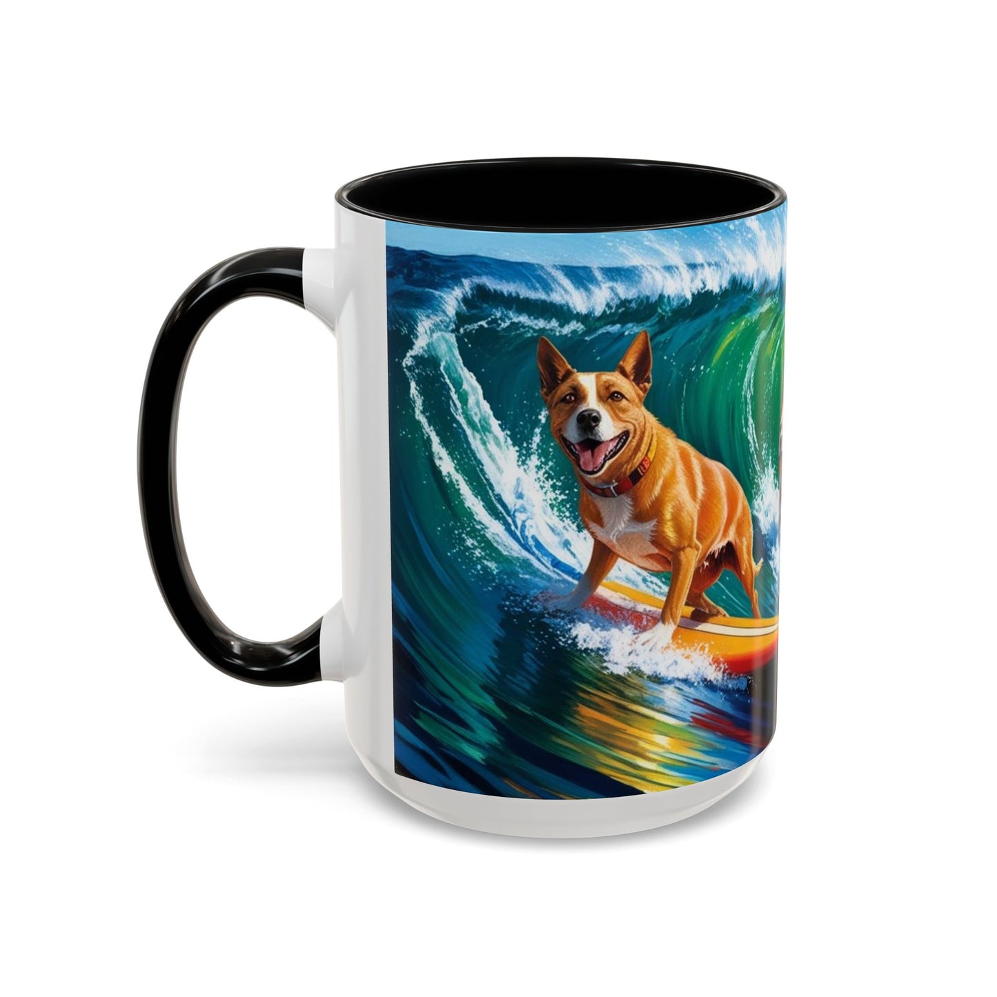 Taza de café con detalles de Surf Dogs: el regalo perfecto para los amantes de los perros