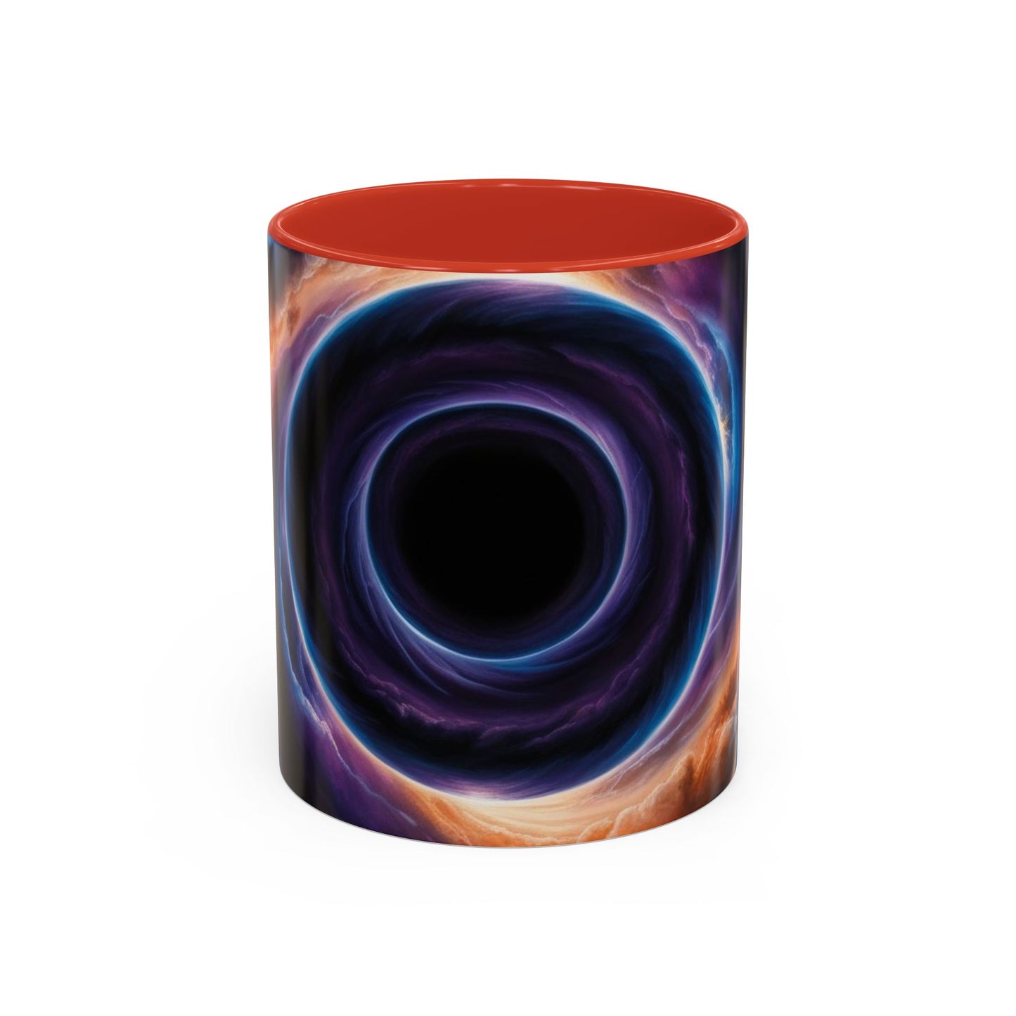 Optical Illusion Accent Mug – Ceramic Coffee Cup
