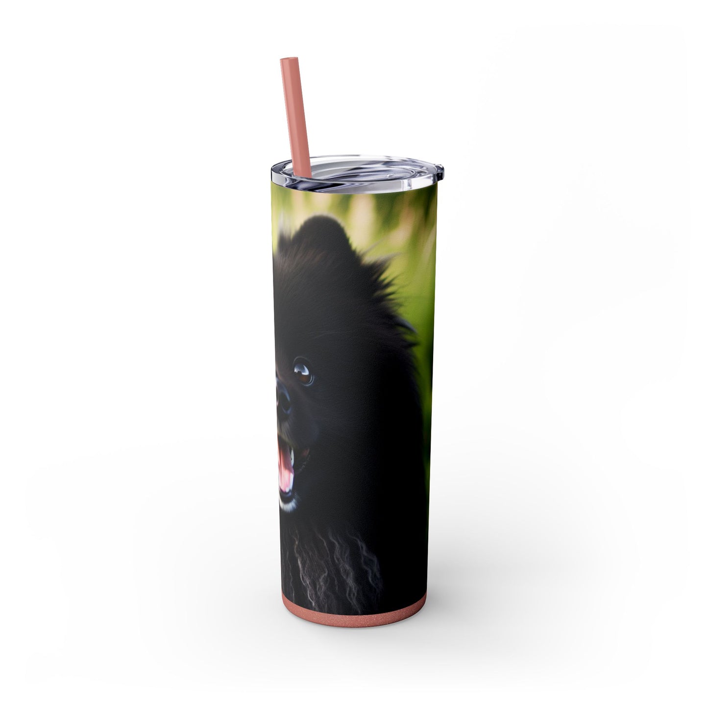 Swedish Lapphund Skinny Tumbler with Straw, 20oz