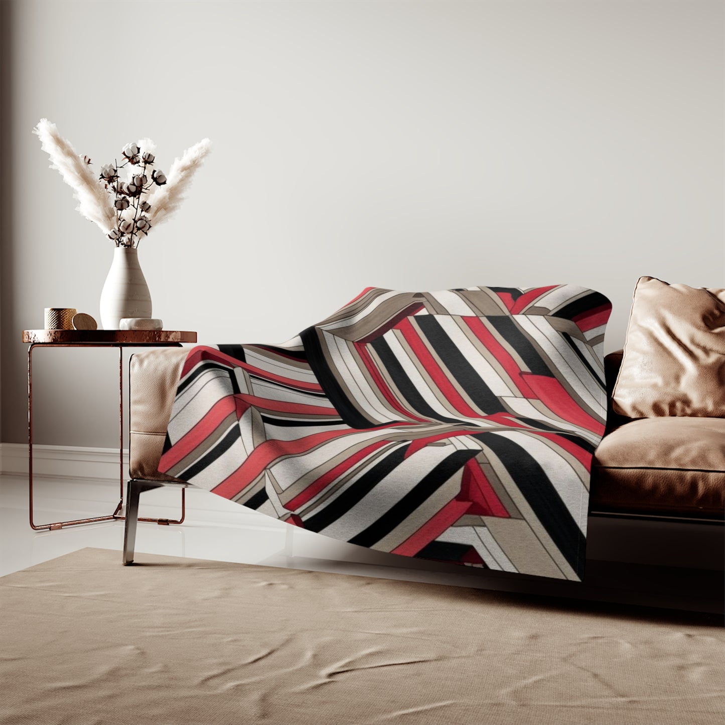 Sweat-shirt/couverture à illusion d'optique