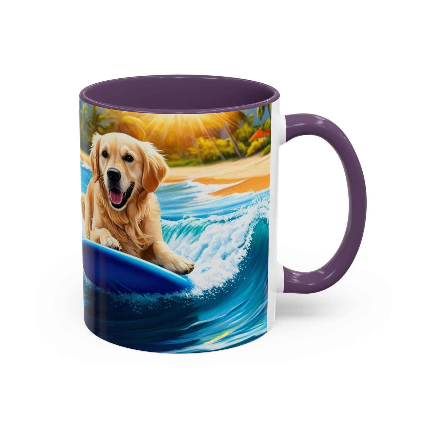 Taza de café con detalles de Surf Dogs: el regalo perfecto para los amantes de los perros
