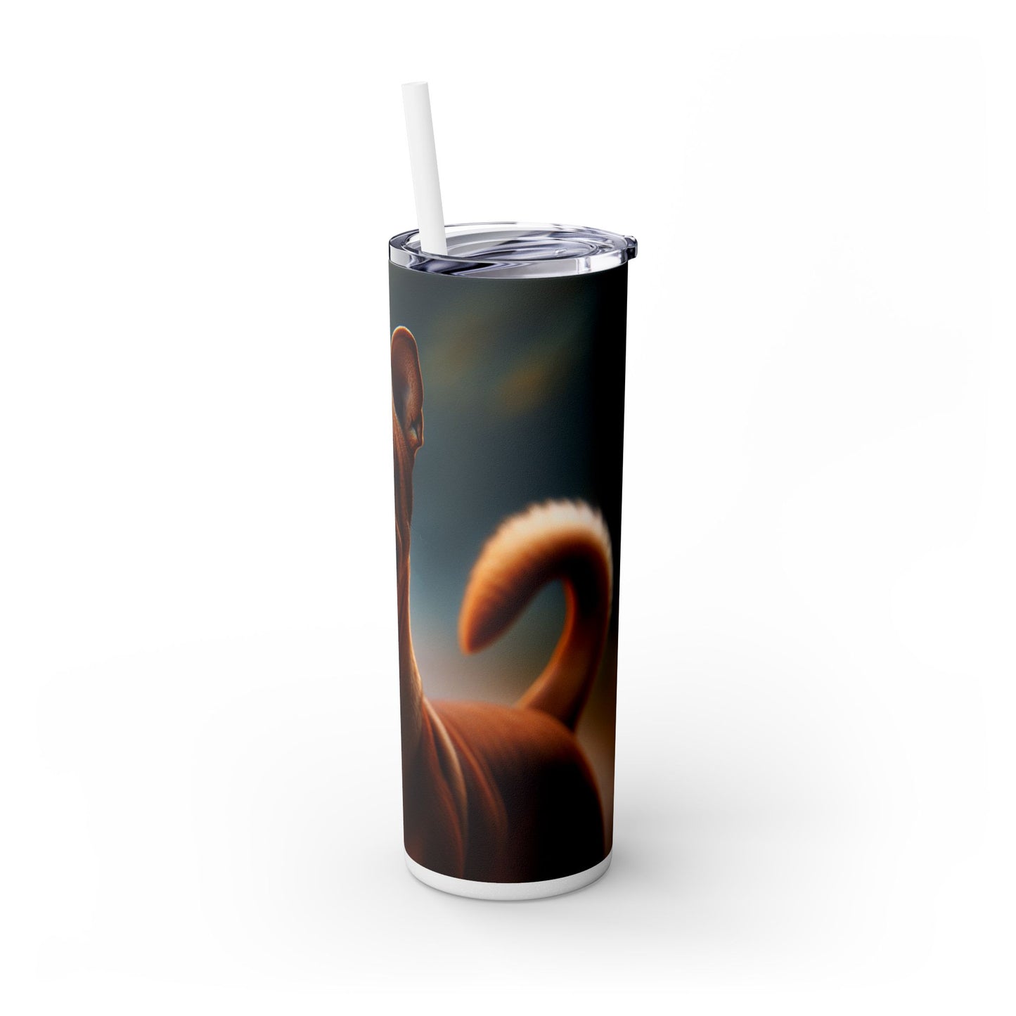 Gobelet isotherme de Chongqing (Chine) avec paille, 590 ml (20 oz).