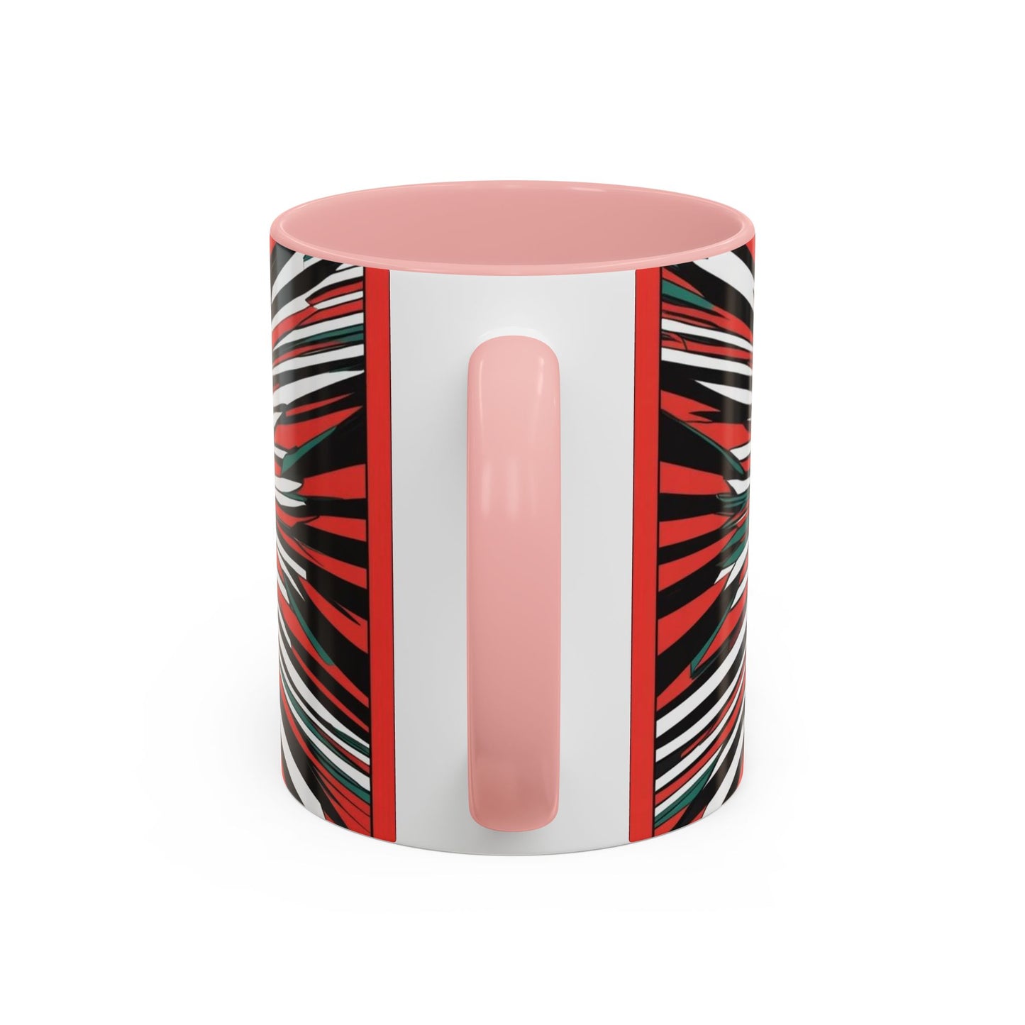 Optical Illusion Accent Mug – Ceramic Coffee Cup