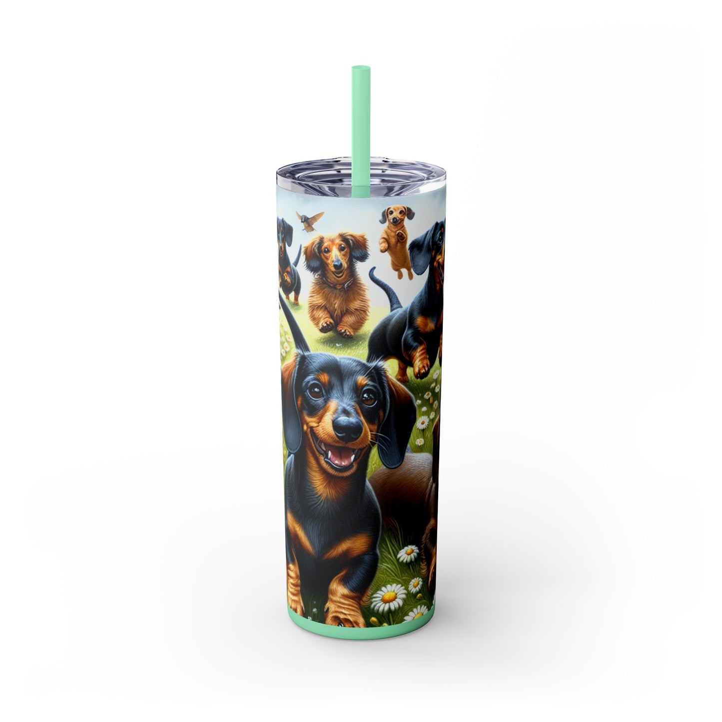 Dachshund with Straw, 20oz