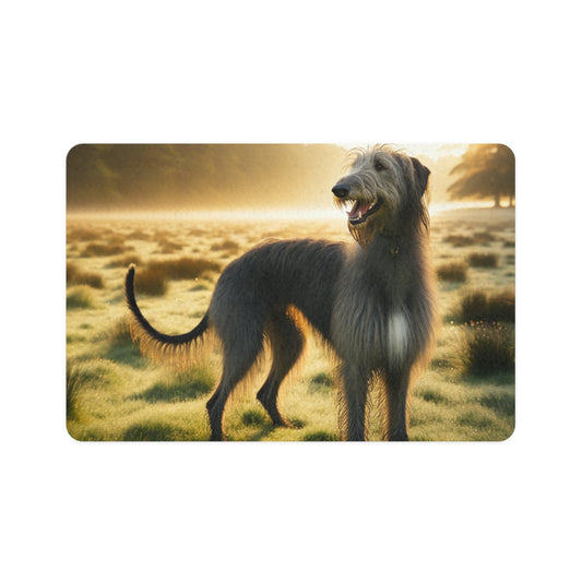 Pet Food Mat (12x18) - Scottish Deerhound