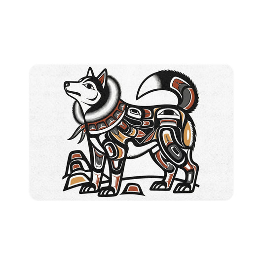 Pet Food Mat (12x18) - Siberian Husky