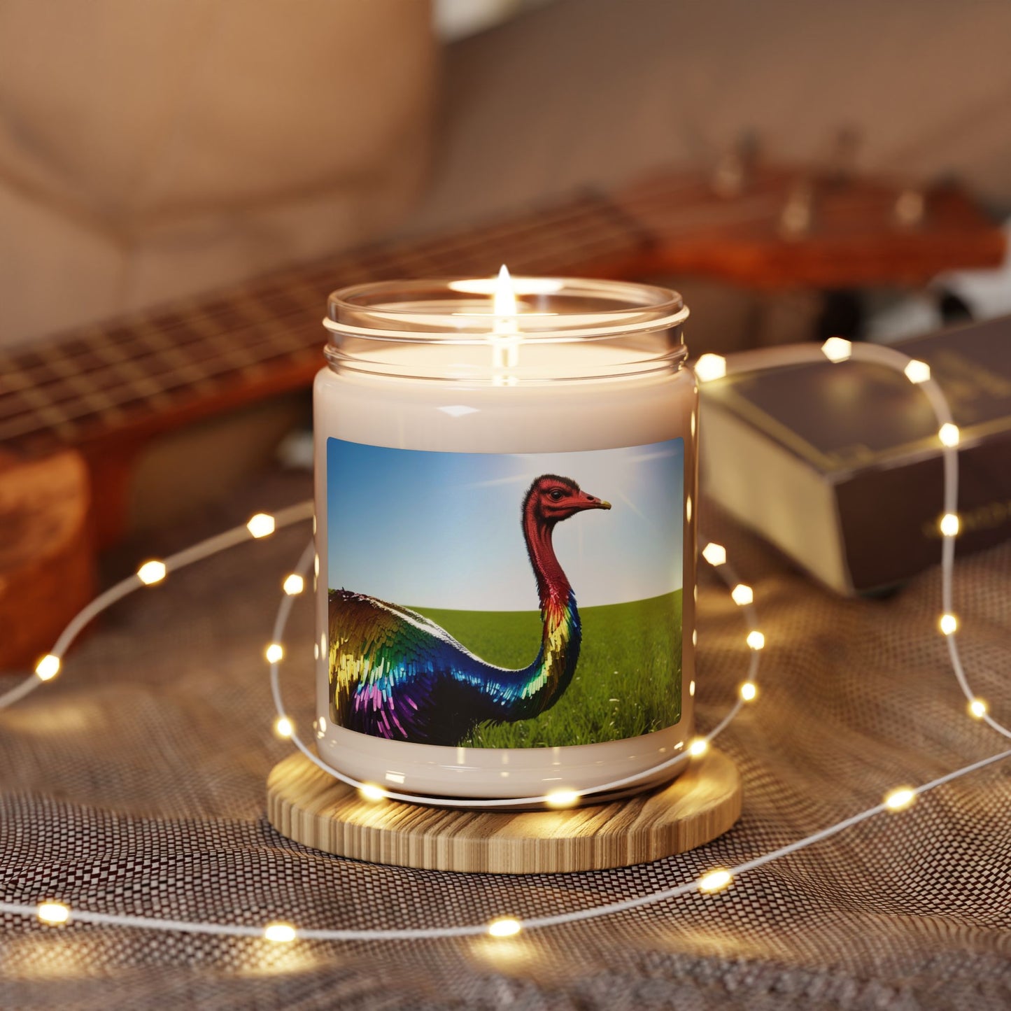 Rainbow Emu- Scented Soy Candle, 9oz