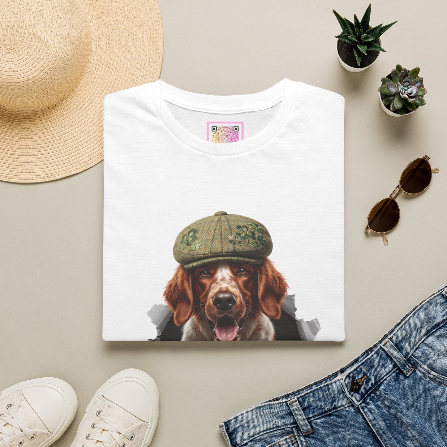 Irish Red and White Setter Tee Shirt