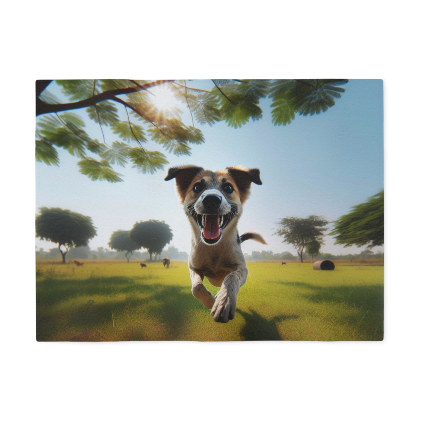 Indian Pariah Dog Sweatshirt Blanket