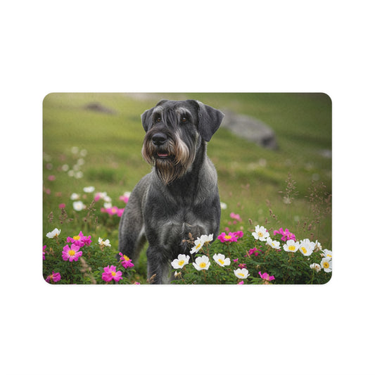 Pet Food Mat (12x18) - Giant Schnauzer