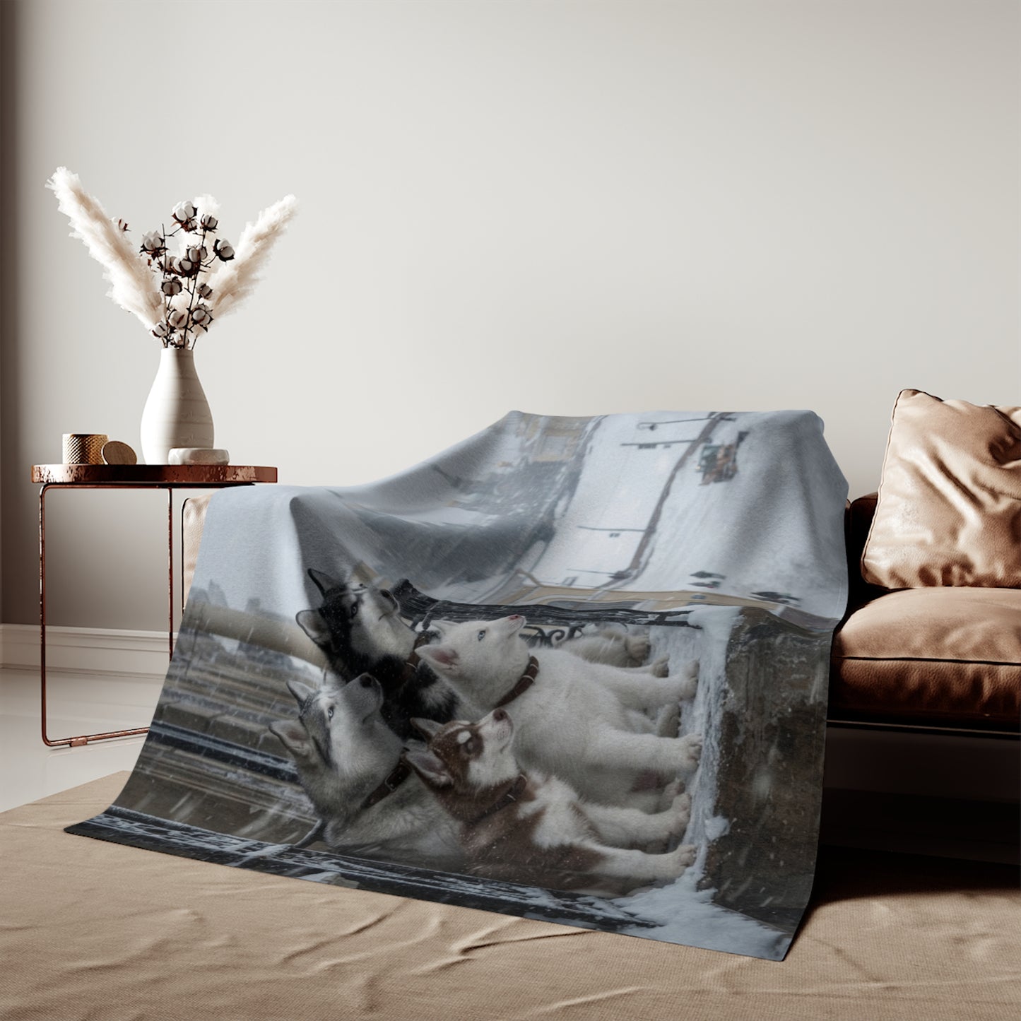 Siberian Husky Blanket